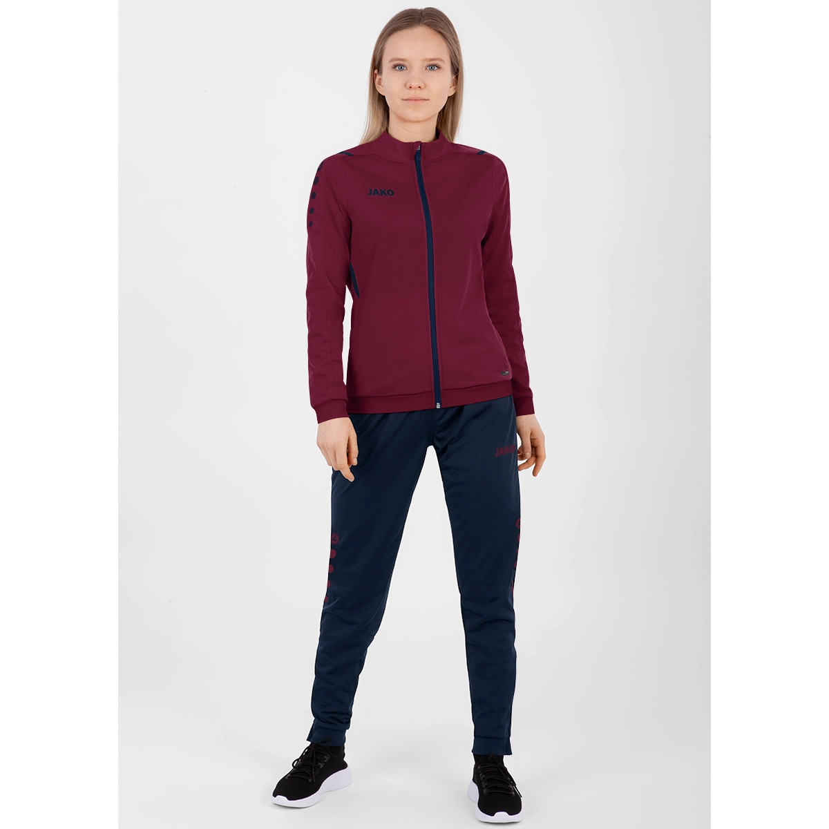 JAKO Polyesterjacke_Challenge 9321D 132 maroon/marine