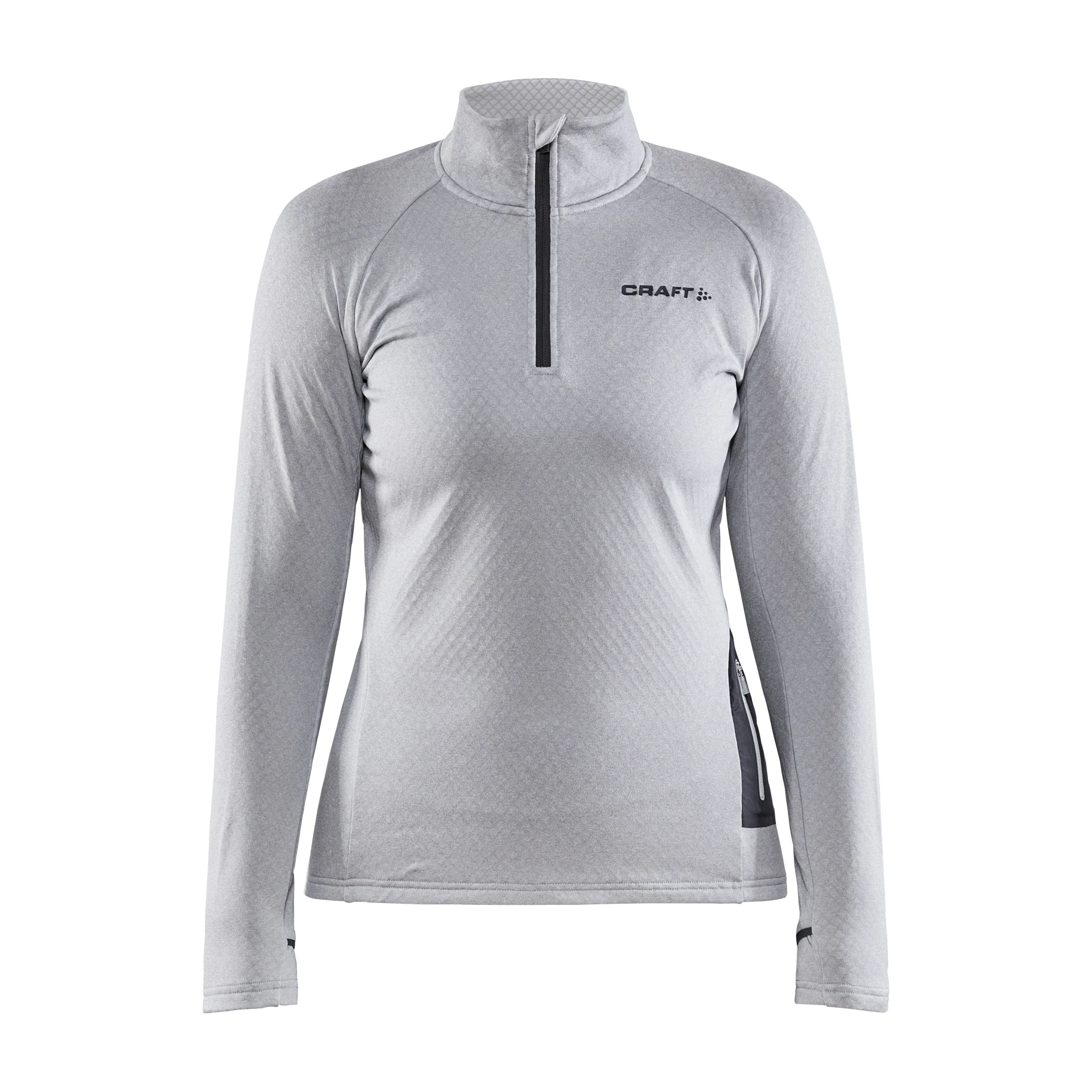 CRAFT CORE_Trim_Thermal_Midlayer_W 1909501 950000 GREY MELANGE