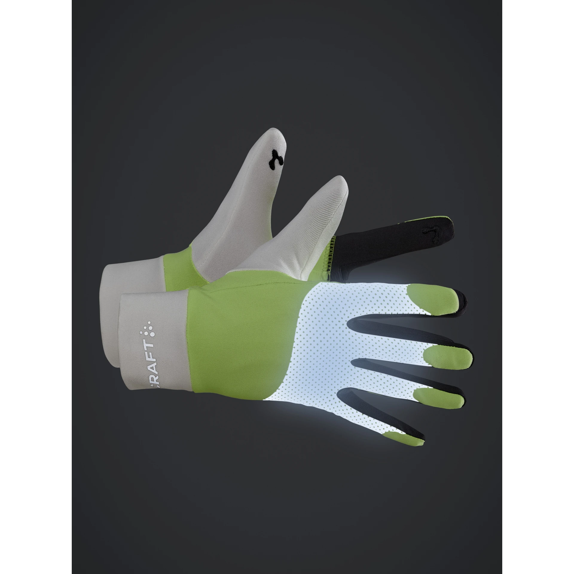 CRAFT ADV_Lumen_Fleece_Glove 1909838 895851 ASH WHITE-FLUMINO