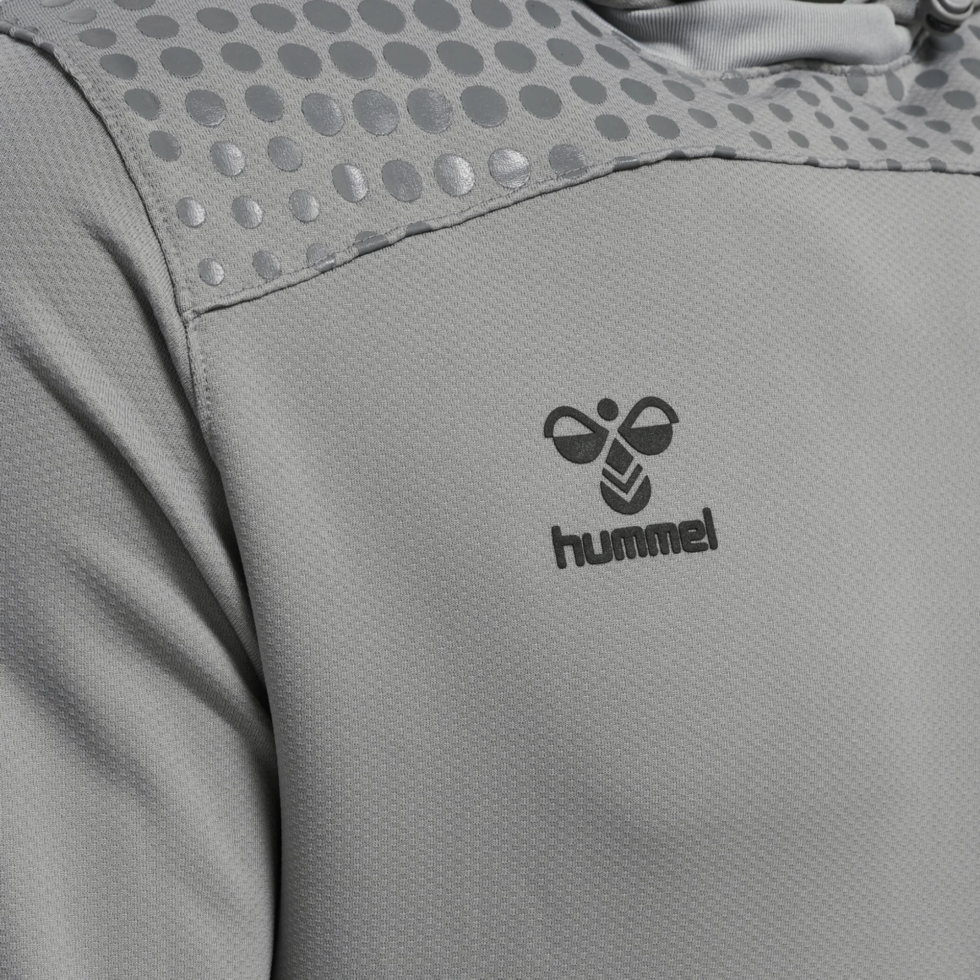 HUMMEL Herren_Kapuzensweat_hmlLEAD_POLY 207409 2006 GREY MELANGE