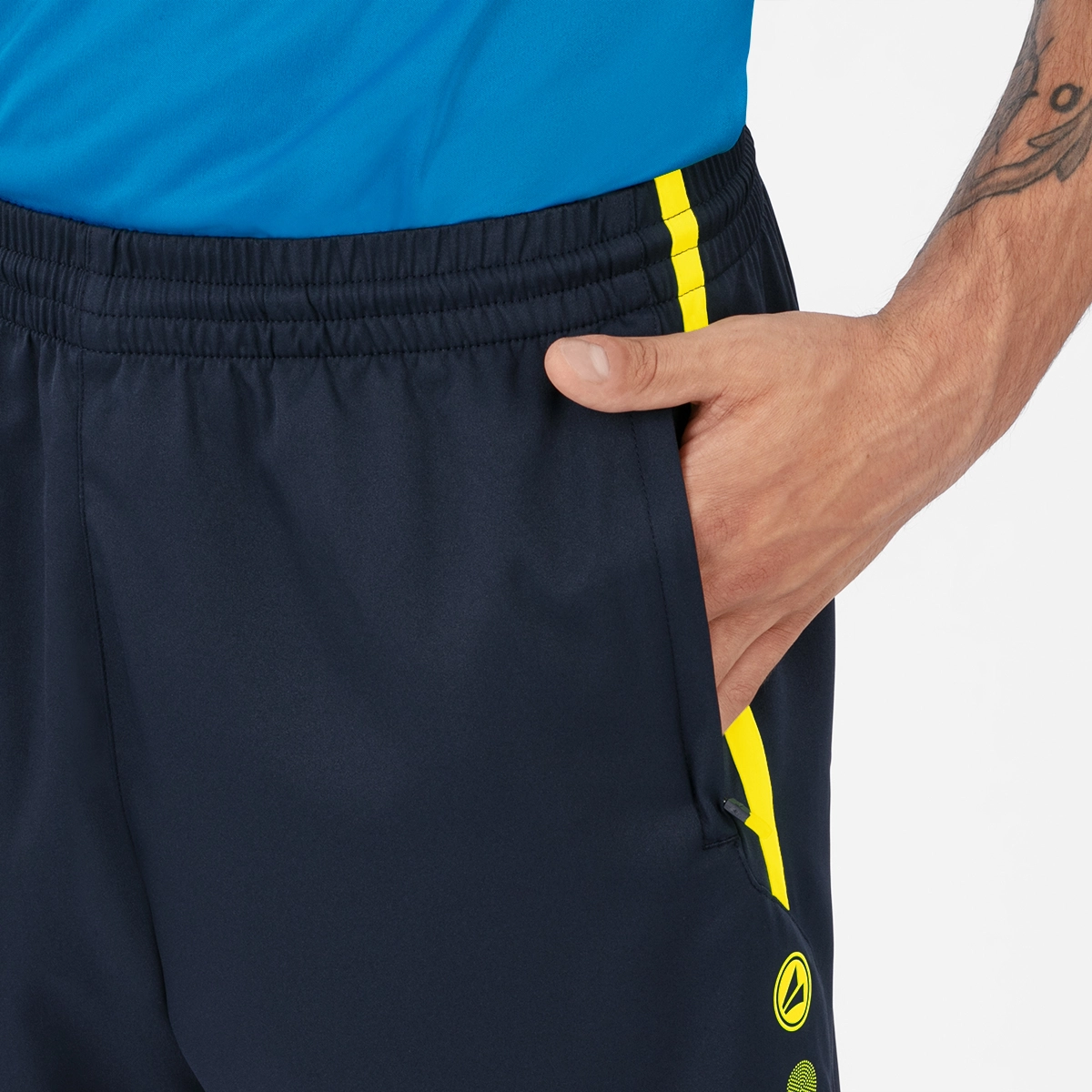 JAKO Kinder_Short_Competition_20 6218K 89 marine/neongelb