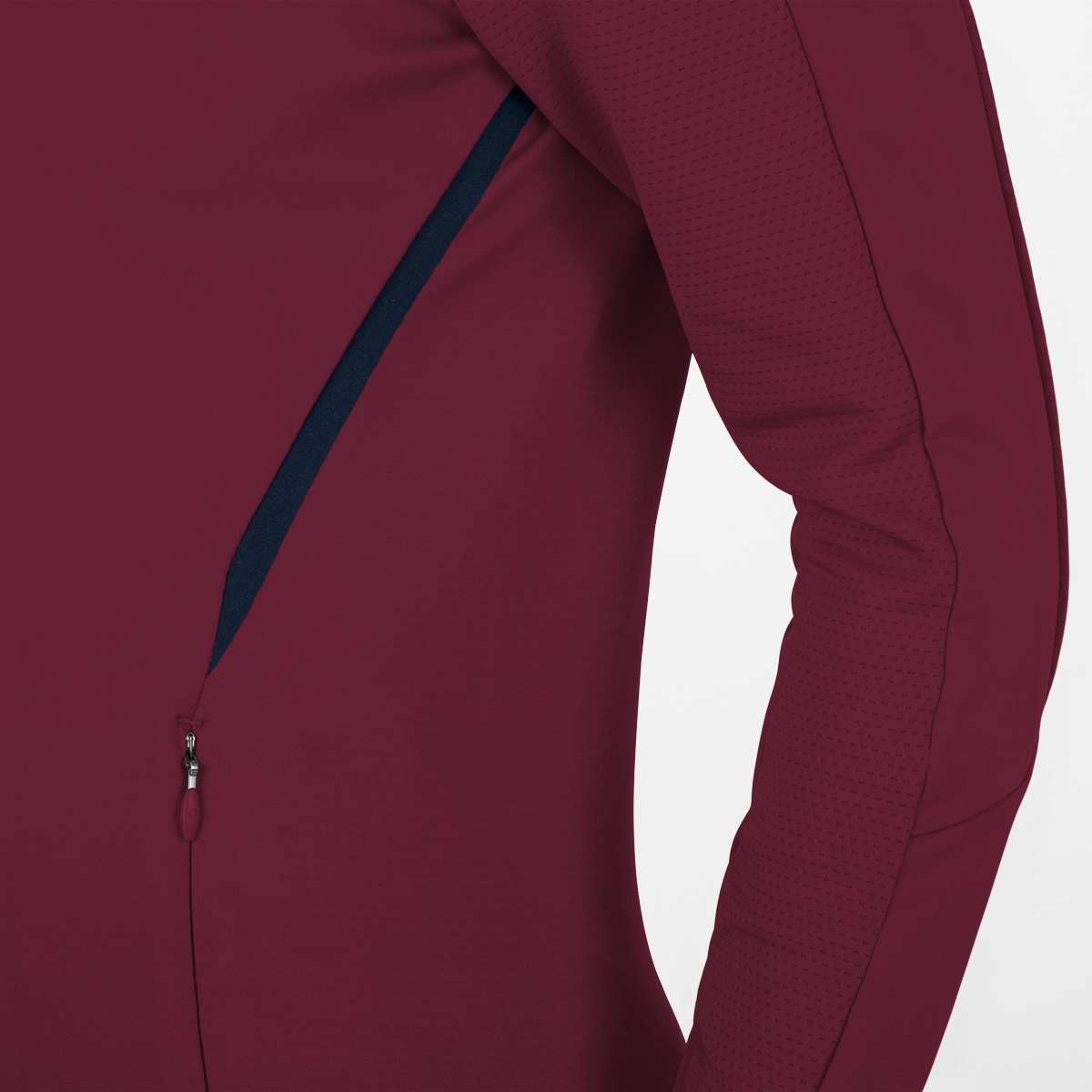 JAKO Kapuzenjacke_Challenge 6821K 132 maroon/marine