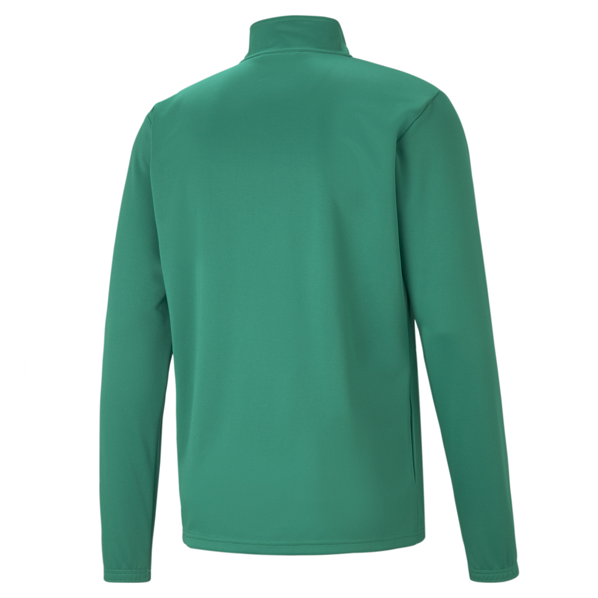 PUMA teamRISE_Training_Poly_Jacket 657392 005 PEPPER GREEN-PUMA WHITE