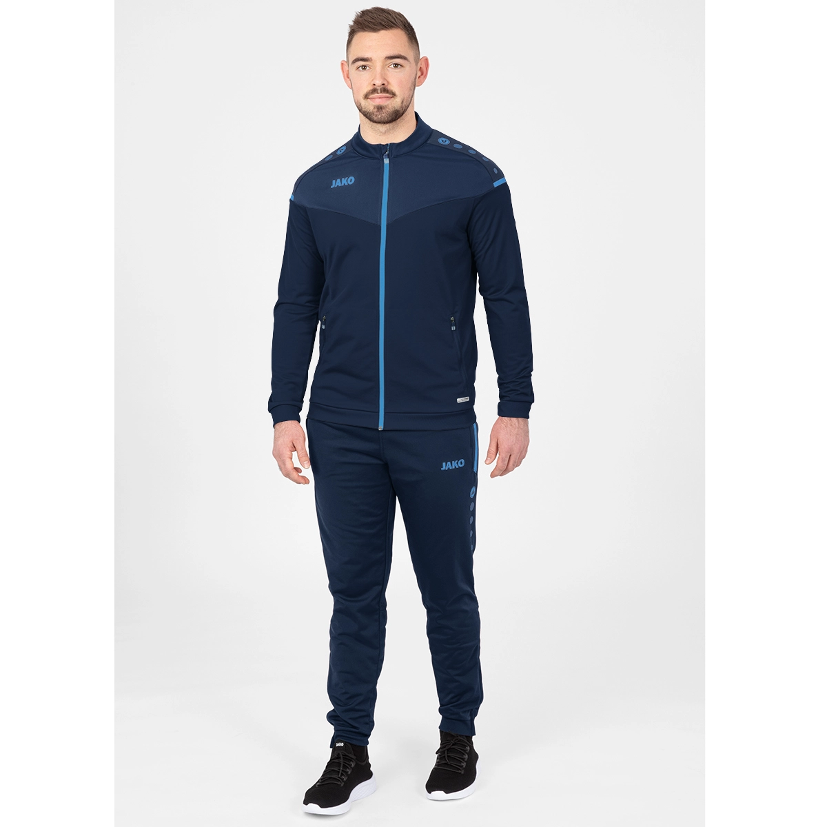 JAKO Kinder_Polyesterjacke_Champ_20 9320K 95 marine/darkblue/skyblue