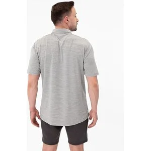 JAKO Herren_Polo_Premium_Basics A4T023HR6329 40 hellgrau meliert