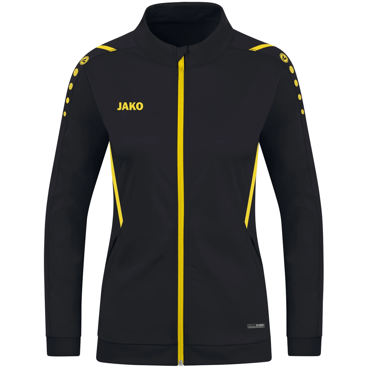 JAKO Polyesterjacke_Challenge 9321 803 schwarz/citro