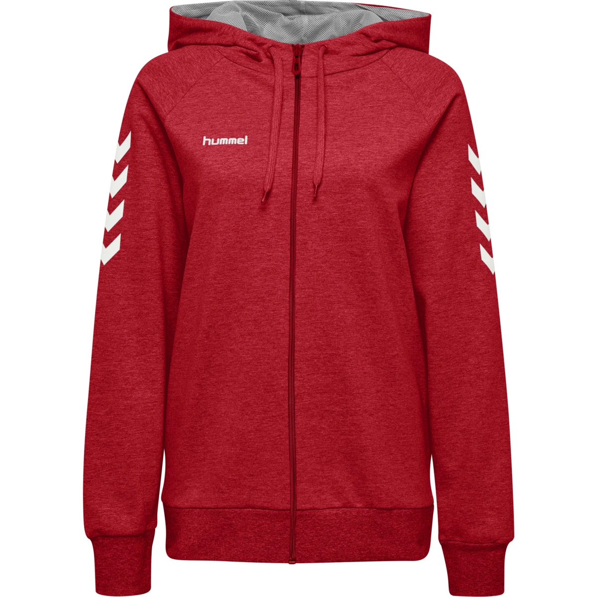 HUMMEL Damen_Kapuzensweat_GO 204232 3062 TRUE RED