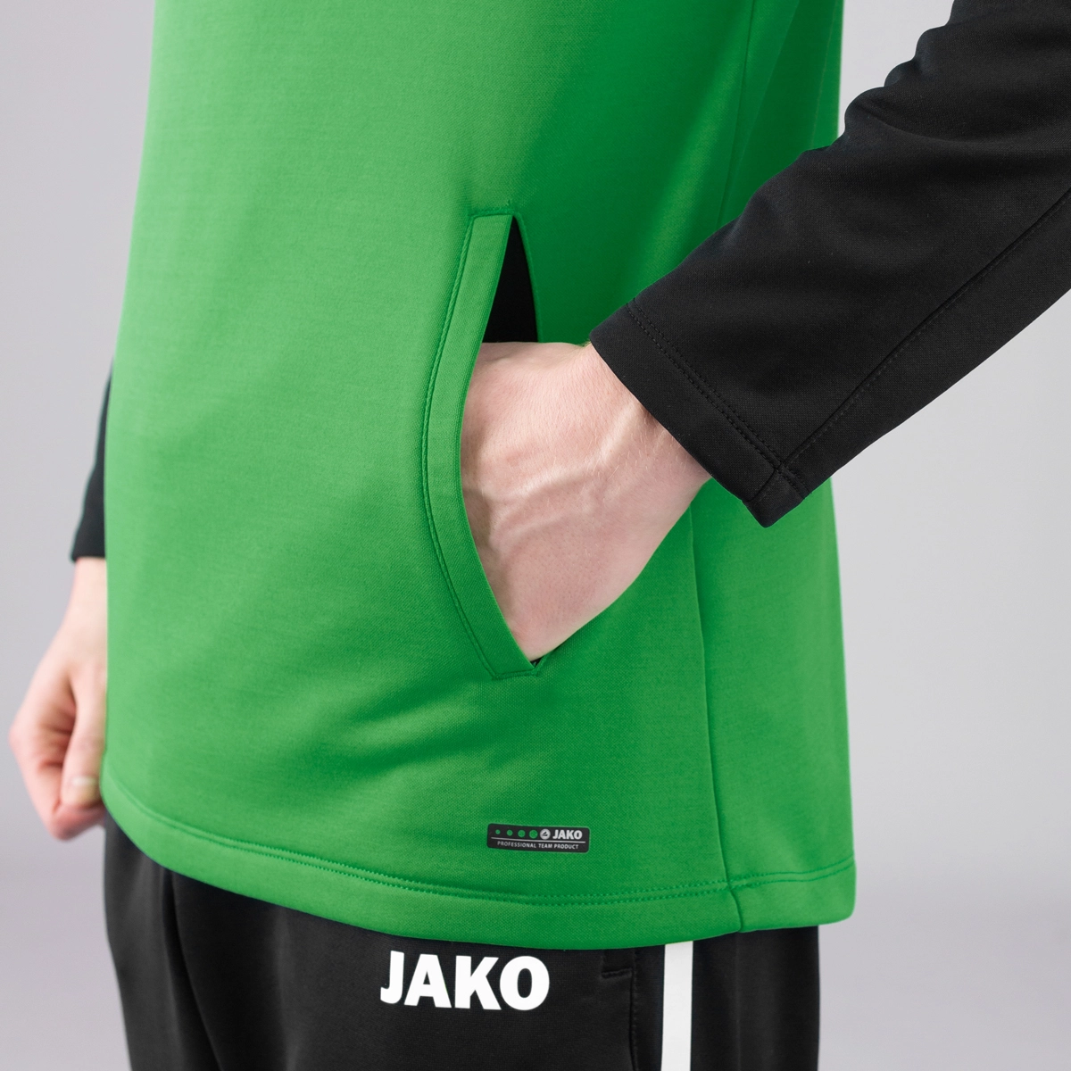 JAKO Kapuzensweat_Performance 6722K 221 soft green/schwarz