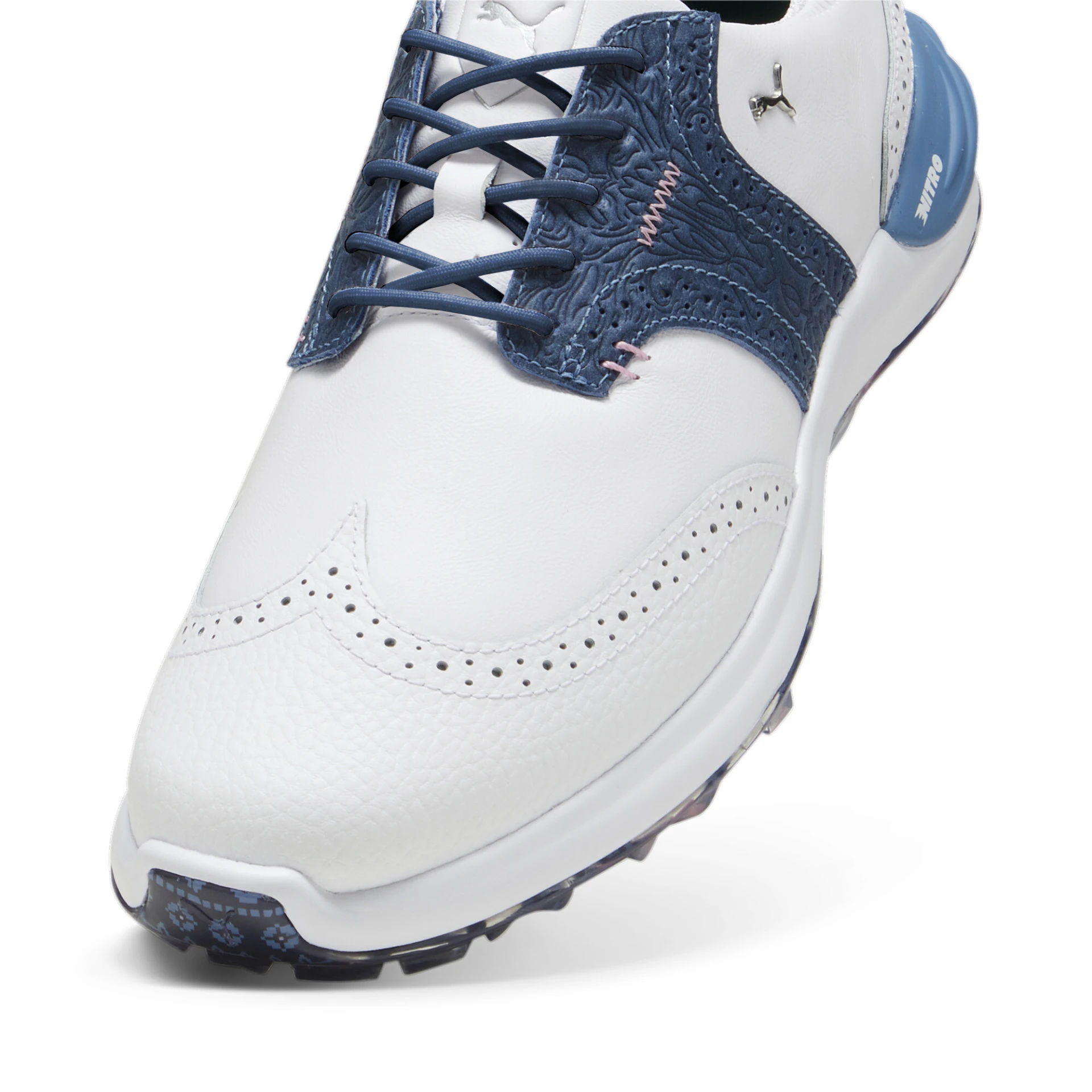 PUMA Phantomcat_NITRO_Fair_Isle 310223 001 PUMA White-Blue Horizon