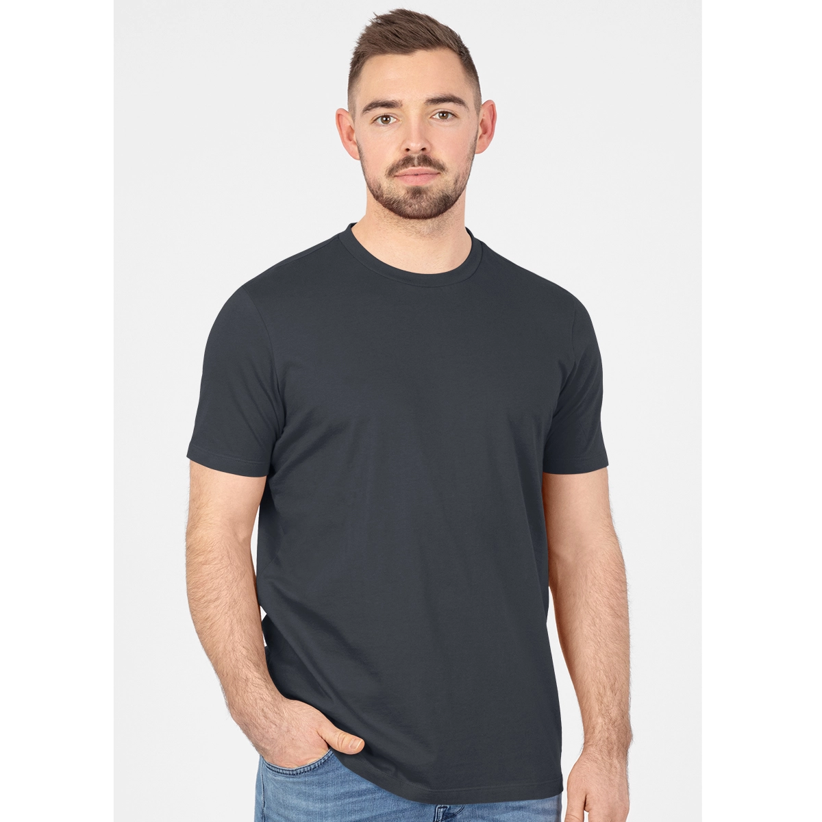 JAKO T_Shirt_Organic A4T023DAC6120D 830 anthrazit
