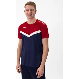 JAKO Herren_Shirt_T_Shirt_Iconic A4T024HR6124 901 marine/chili rot