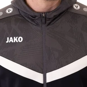 JAKO Herren_Kapuzensweat_Kapuzenjacke_Iconic A4T027JU6824 801 schwarz/anthrazit