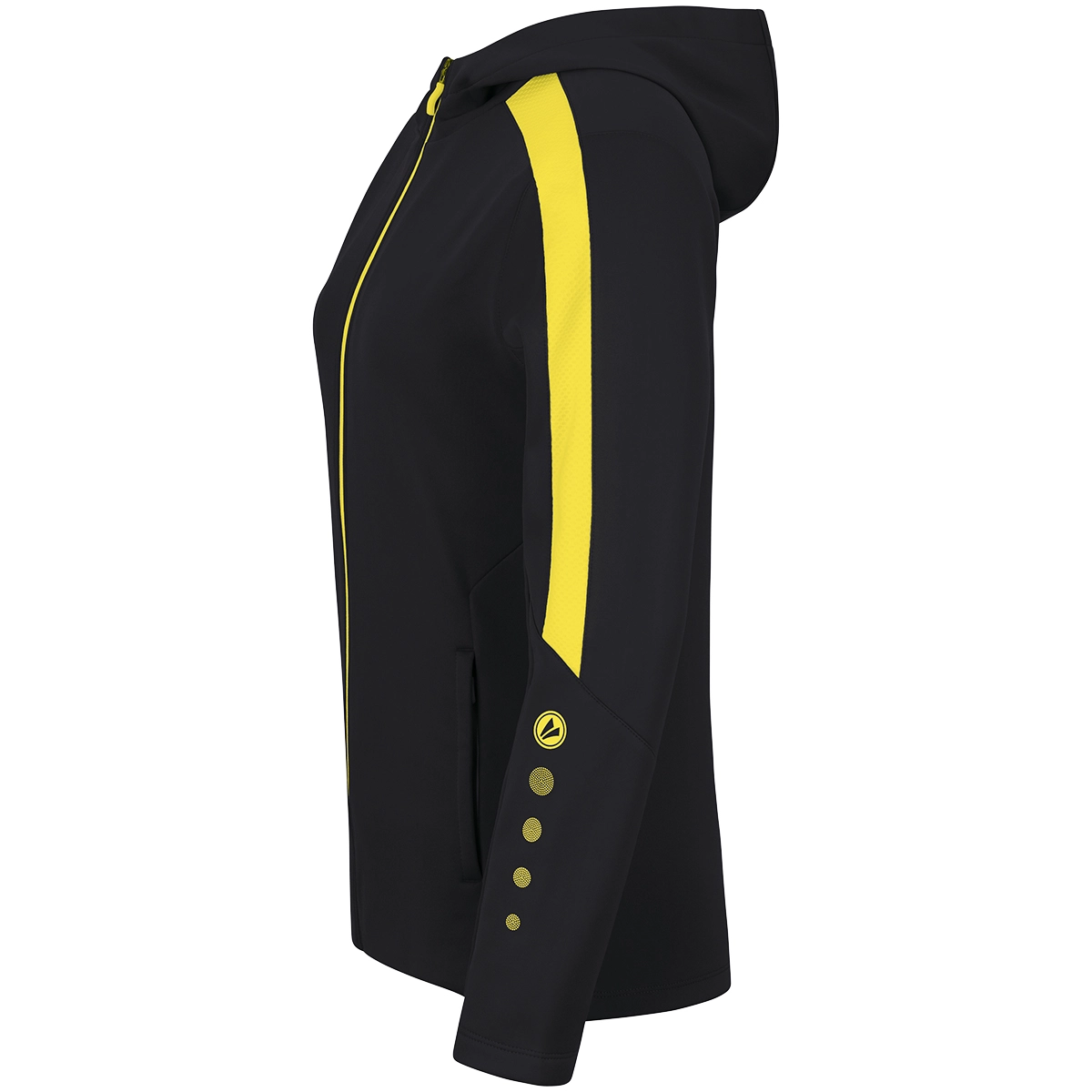 JAKO Kapuzenjacke_Power 6823D 803 schwarz/citro