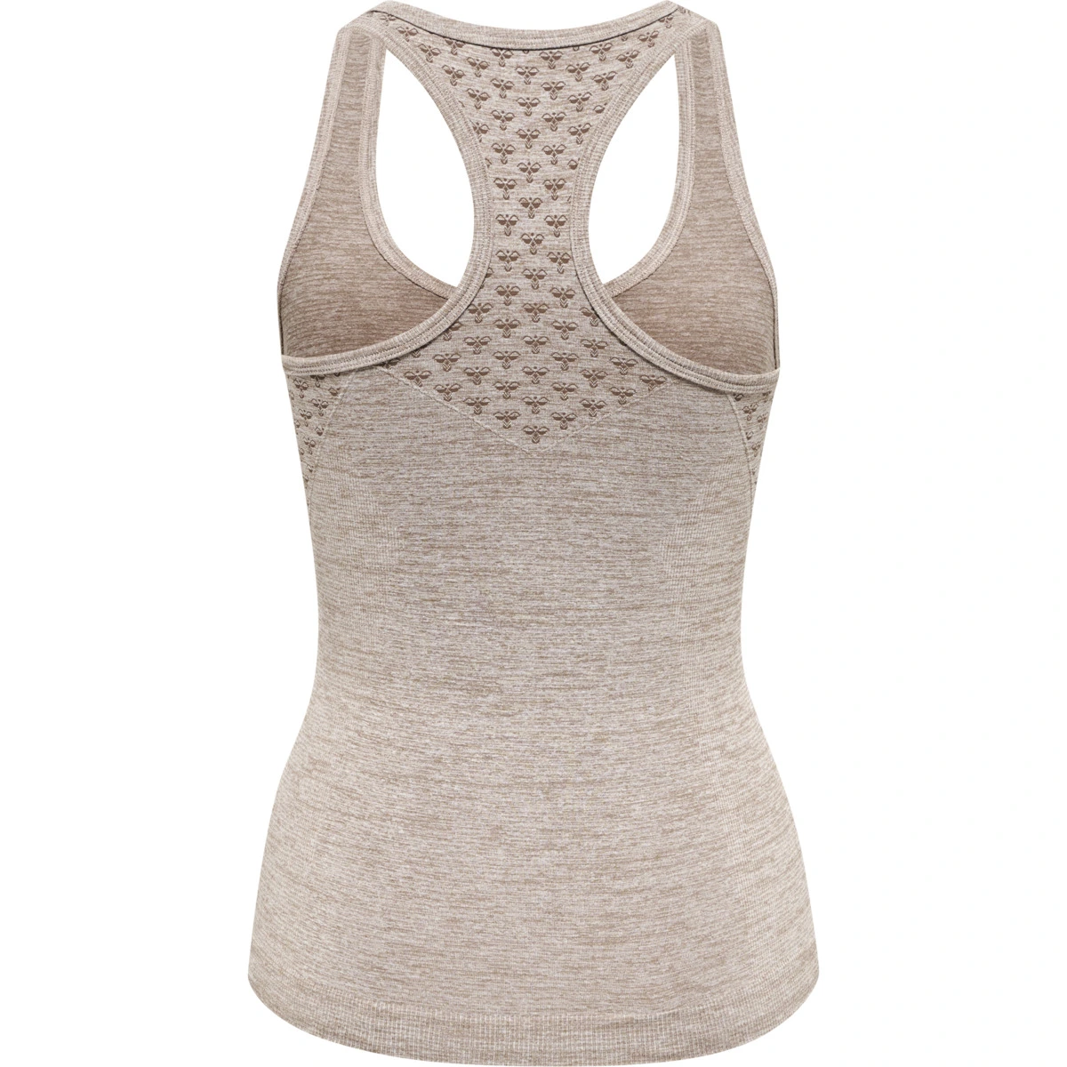 HUMMEL hmlCI_SEAMLESS_TOP 210495 1453 DRIFTWOOD MELANGE