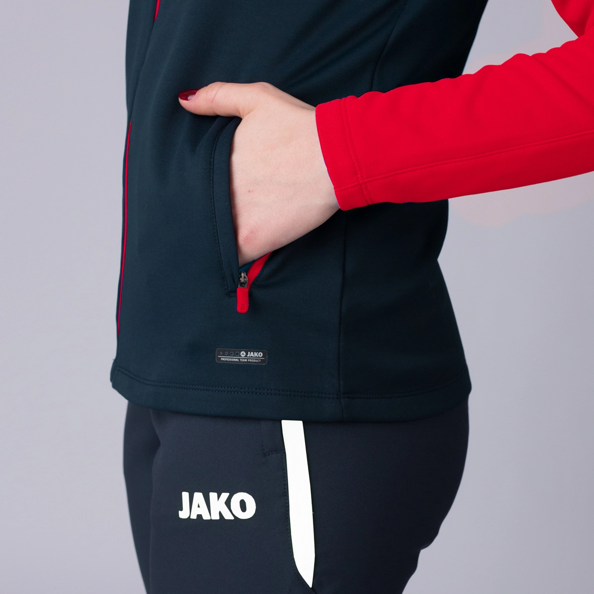 JAKO Kapuzenjacke_Performance 6822K 909 marine/rot