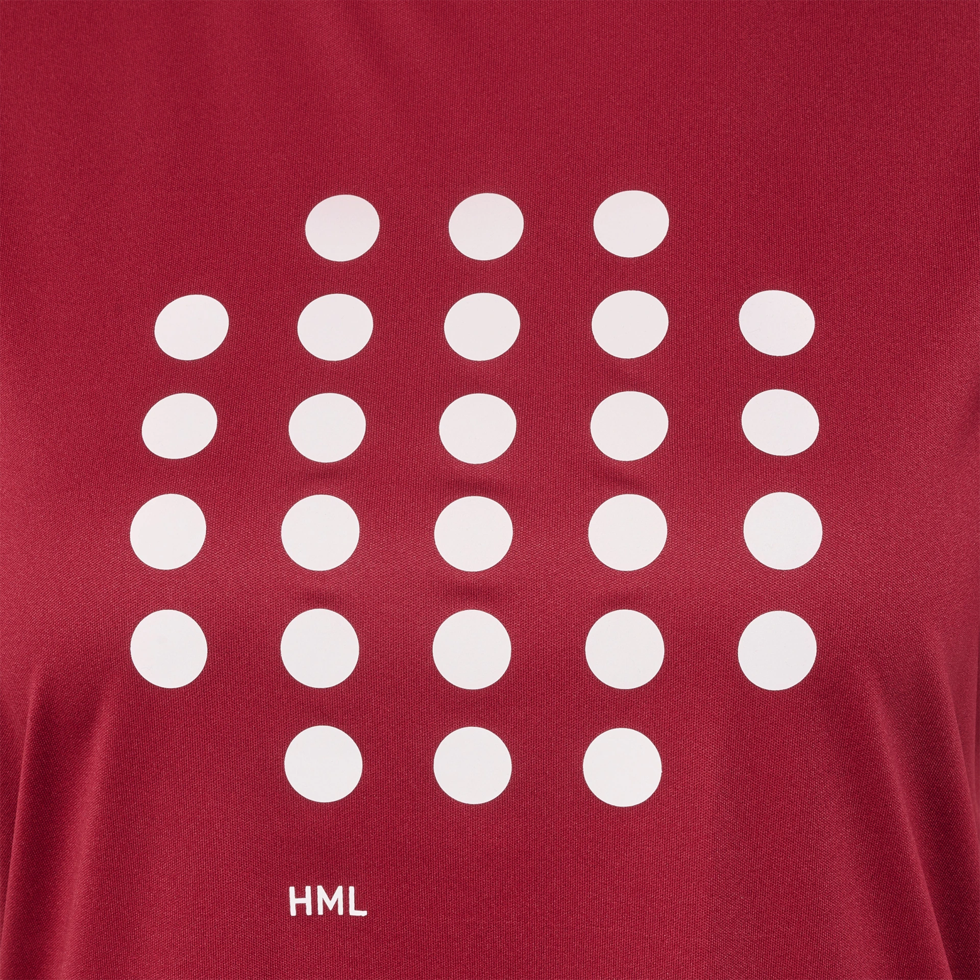 HUMMEL hmlCOURT_T_SHIRT_S_S_WOMAN___RHUBARB___S 219149 4863 RHUBARB