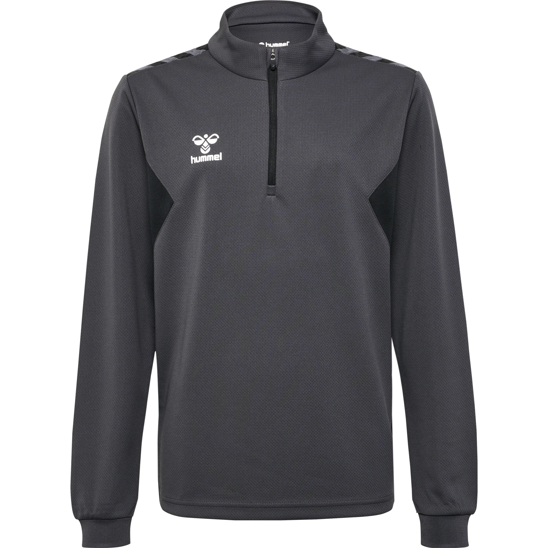 HUMMEL hmlAUTHENTIC_HALF_ZIP_SWEAT_KIDS 219974 1525 ASPHALT