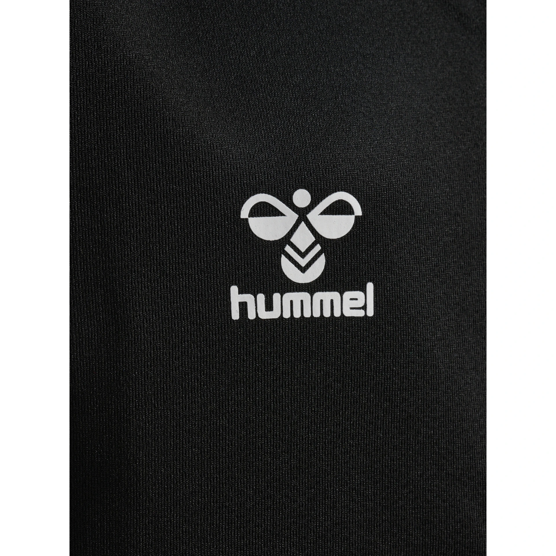 HUMMEL hmlLEAD_ZIP_POLY_HOODIE_KIDS 207412 2001 BLACK