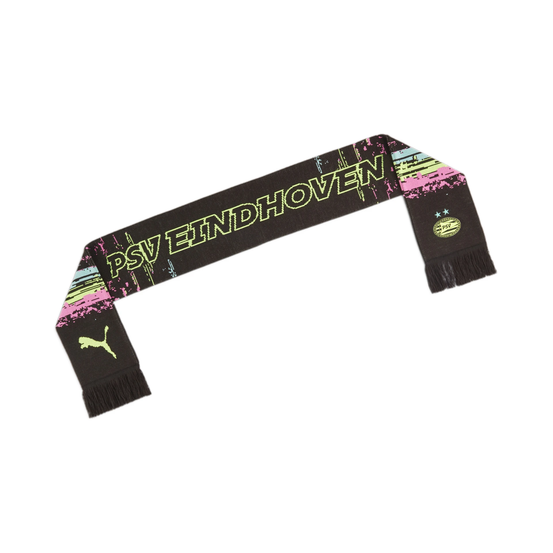 PUMA PSV_ESS_Scarf 054575 002 PUMA Black-Yellow Alert