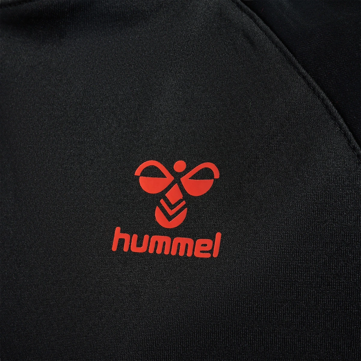 HUMMEL hmlGG12_ACTION_JERSEY_S_S_KIDS 213930 2953 BLACK/CHERRY TOMATO