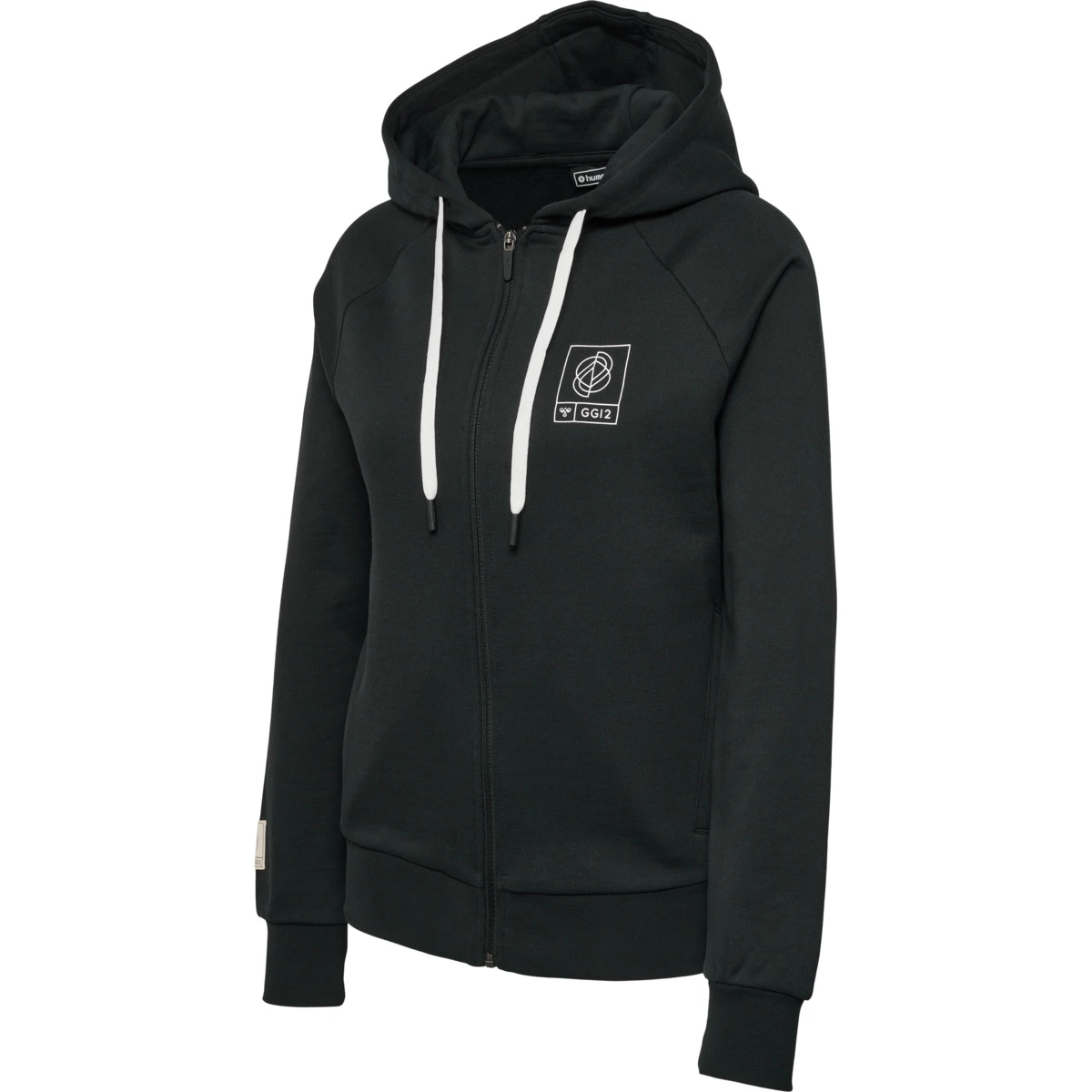 HUMMEL hmlGG12_SWEAT_ZIP_HOODIE_WOMAN 213989 2001 BLACK