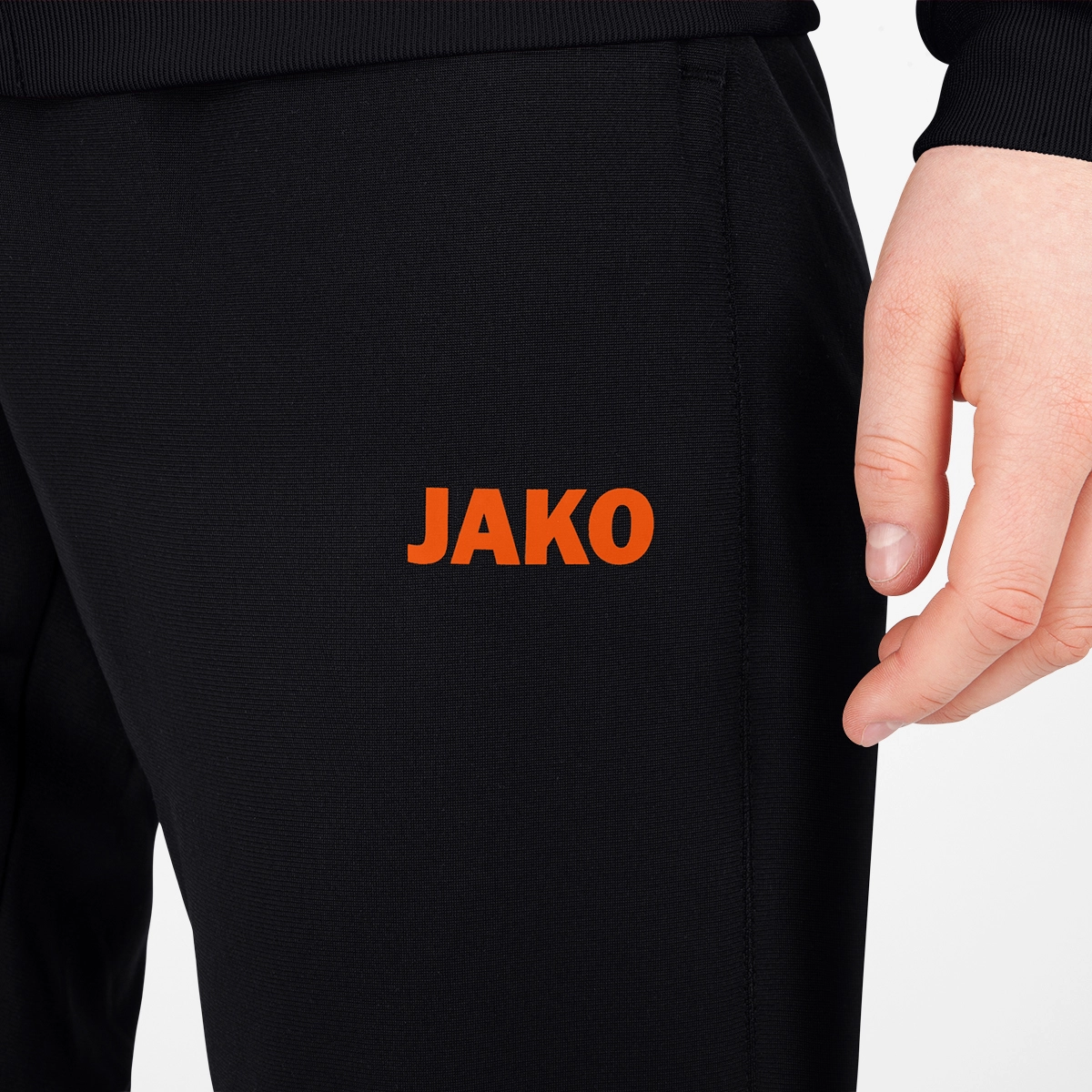 JAKO Polyesterhose_Challenge 9221 807 schwarz/neonorange