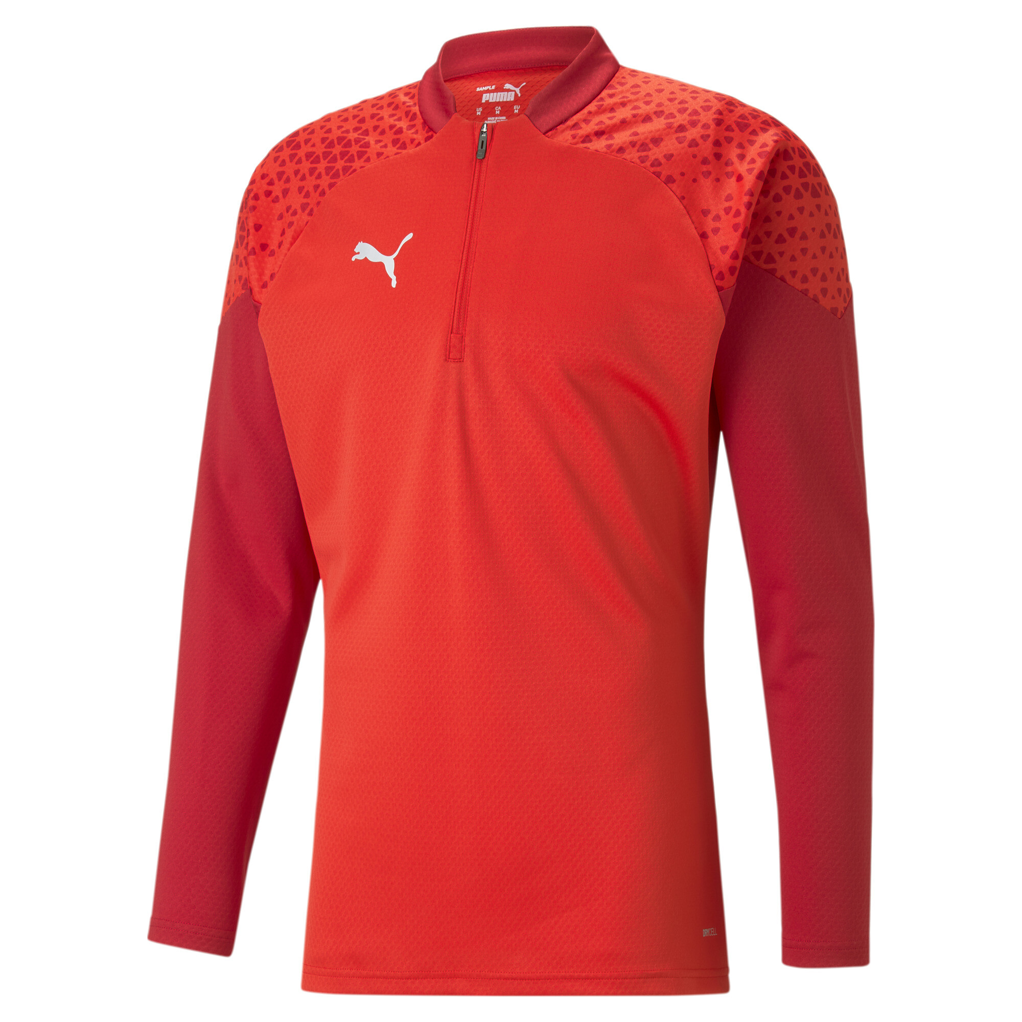 PUMA teamCUP_Training_1_4_Zip_Top 657982 001 PUMA RED