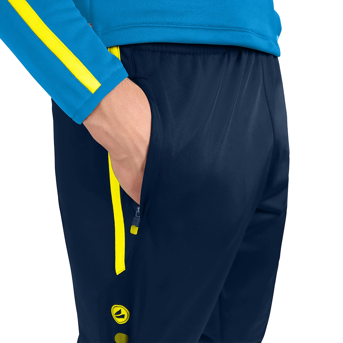 JAKO Kinder_Polyesterhose_Competition_20 9218K 89 marine/neongelb