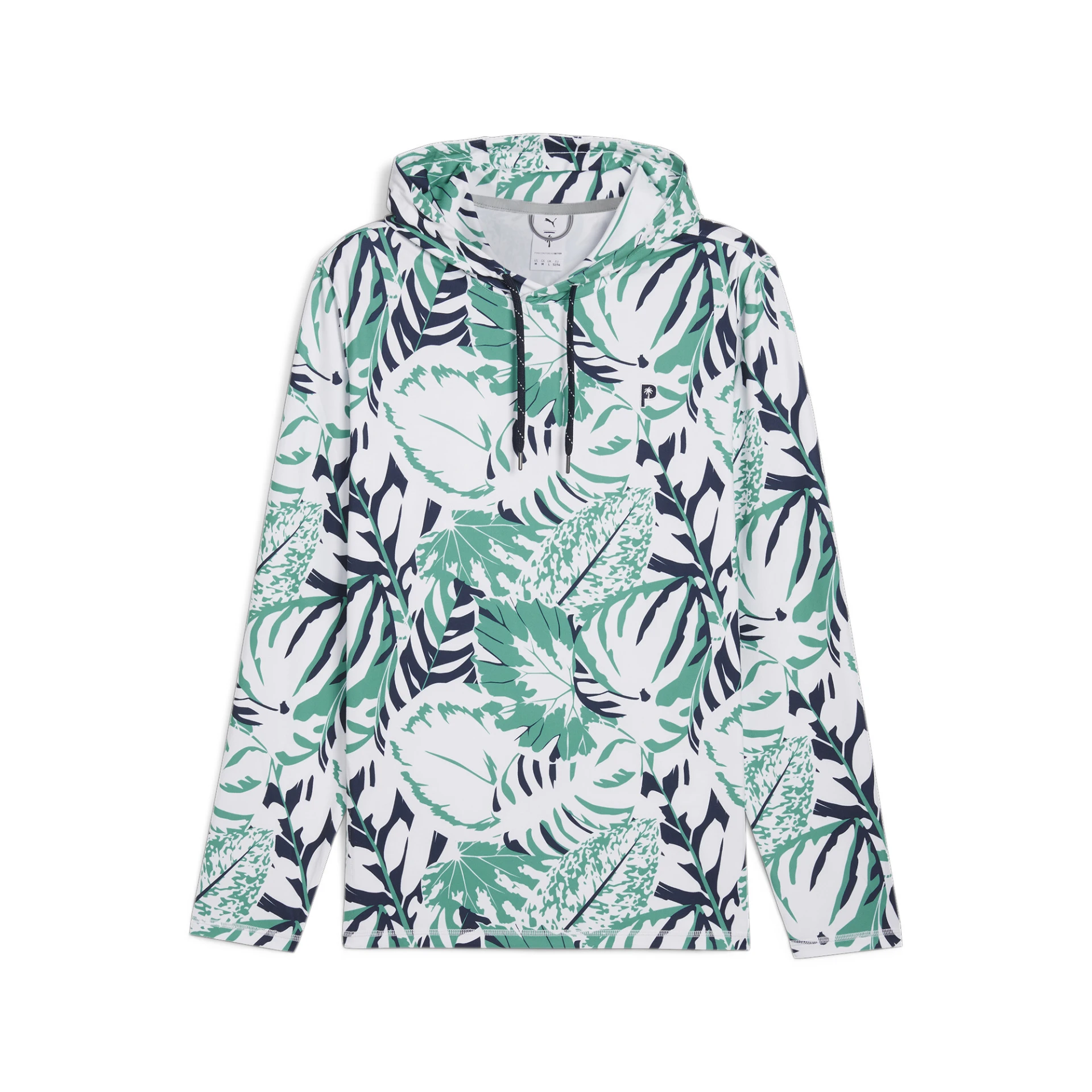 PUMA x_PTC_PALM_GLITCH_HOODIE 627492 002 Sparkling Green-Fresh Mint