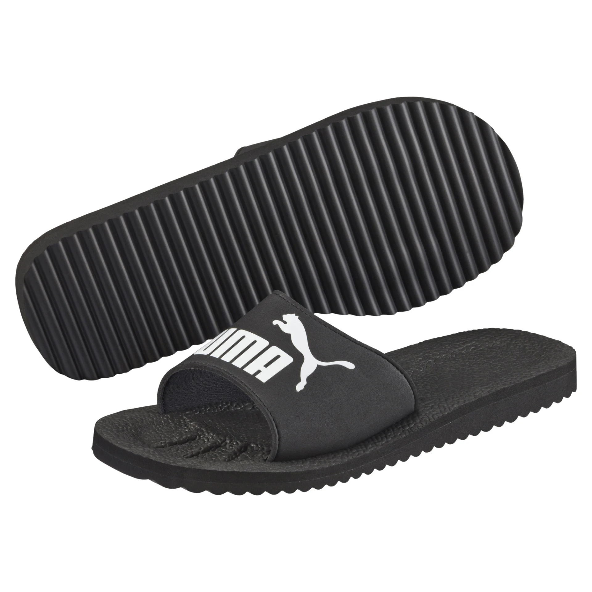 PUMA Sandalen_Purecat 360262 001 BLACK-WHITE