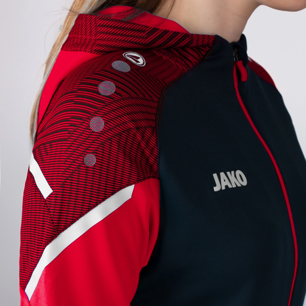 JAKO Kapuzenjacke_Performance 6822K 909 marine/rot