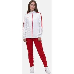 JAKO Damen_Sportanzug_Polyesterjacke_Power A4T023DA9323D 004 weiß/rot