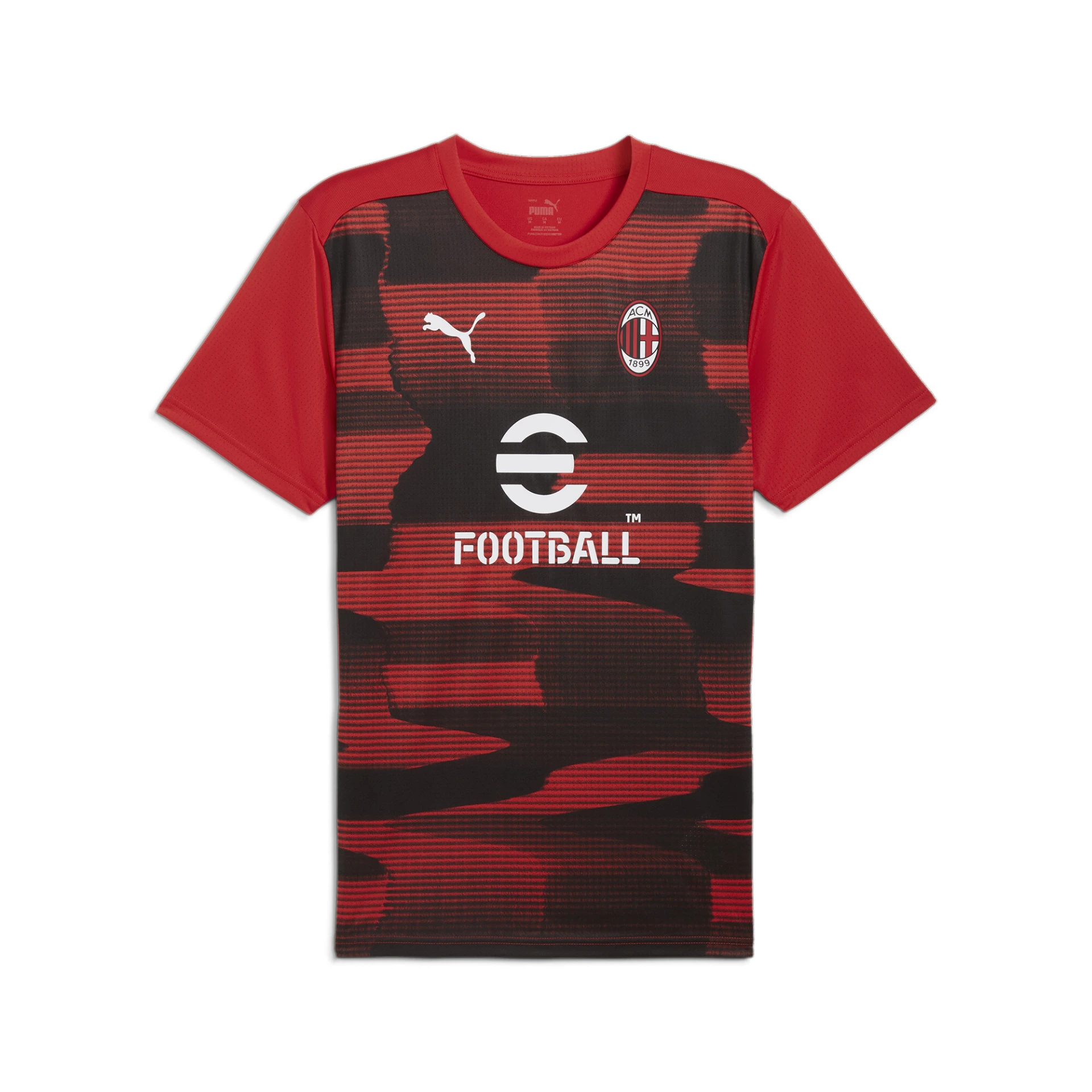 PUMA ACM__Prematch_SS_Jersey 777712 001 For All Time Red-PUMA Blac