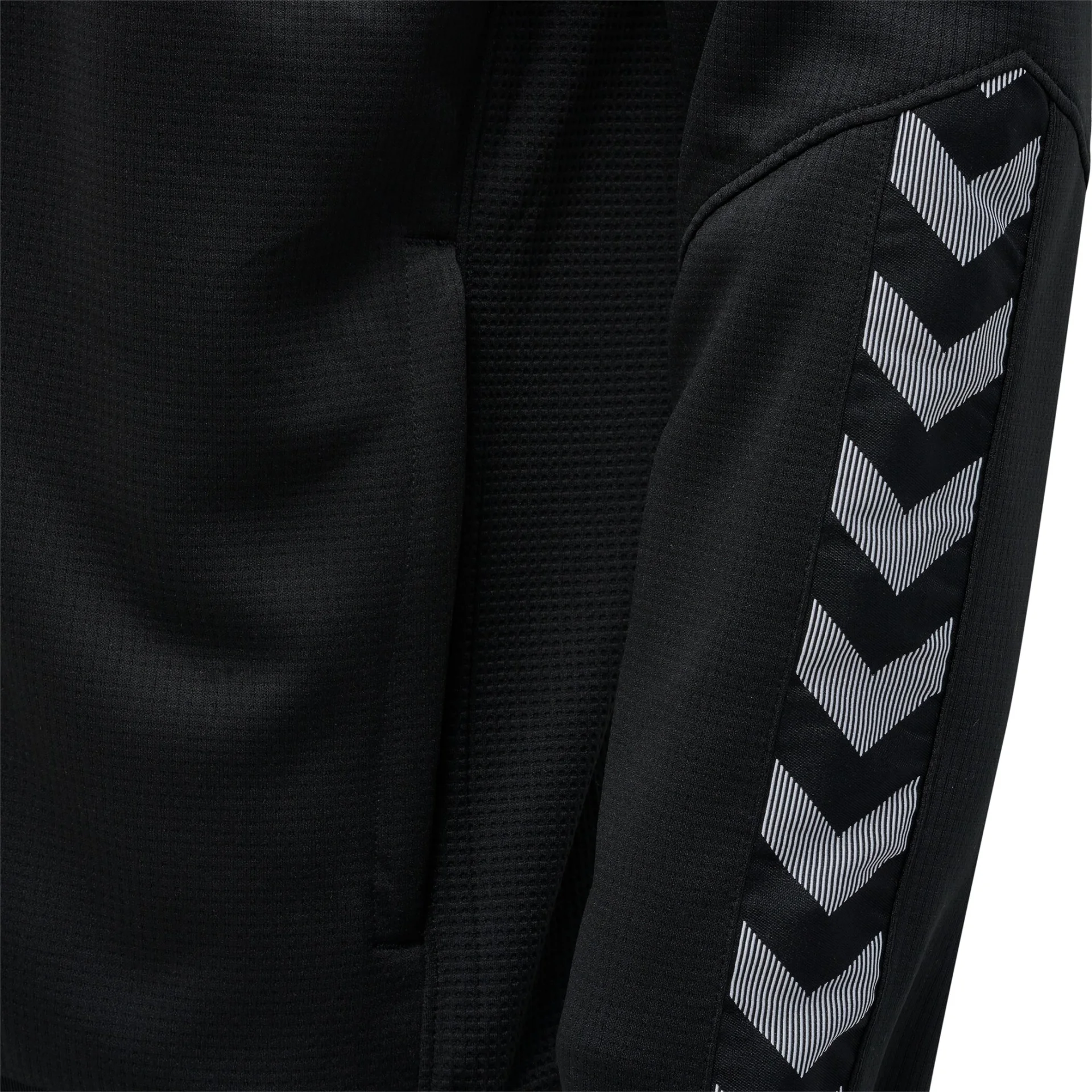 HUMMEL Herren_Kapuzensweat_hmlAUTHENTIC_POLY_ZIP 204937 2114 BLACK/WHITE