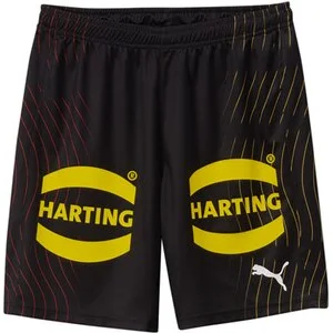 PUMA Herren_Shorts_DHB_Shorts_with_Sponsor 931954 002 PUMA BLACK-PUMA RED