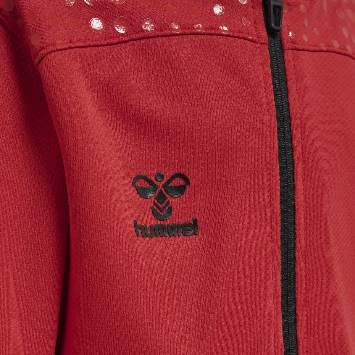 HUMMEL HUMMEL_Kinder_Kapuzensweat_LEAD_ZIP_POLY 207412 3062 TRUE RED