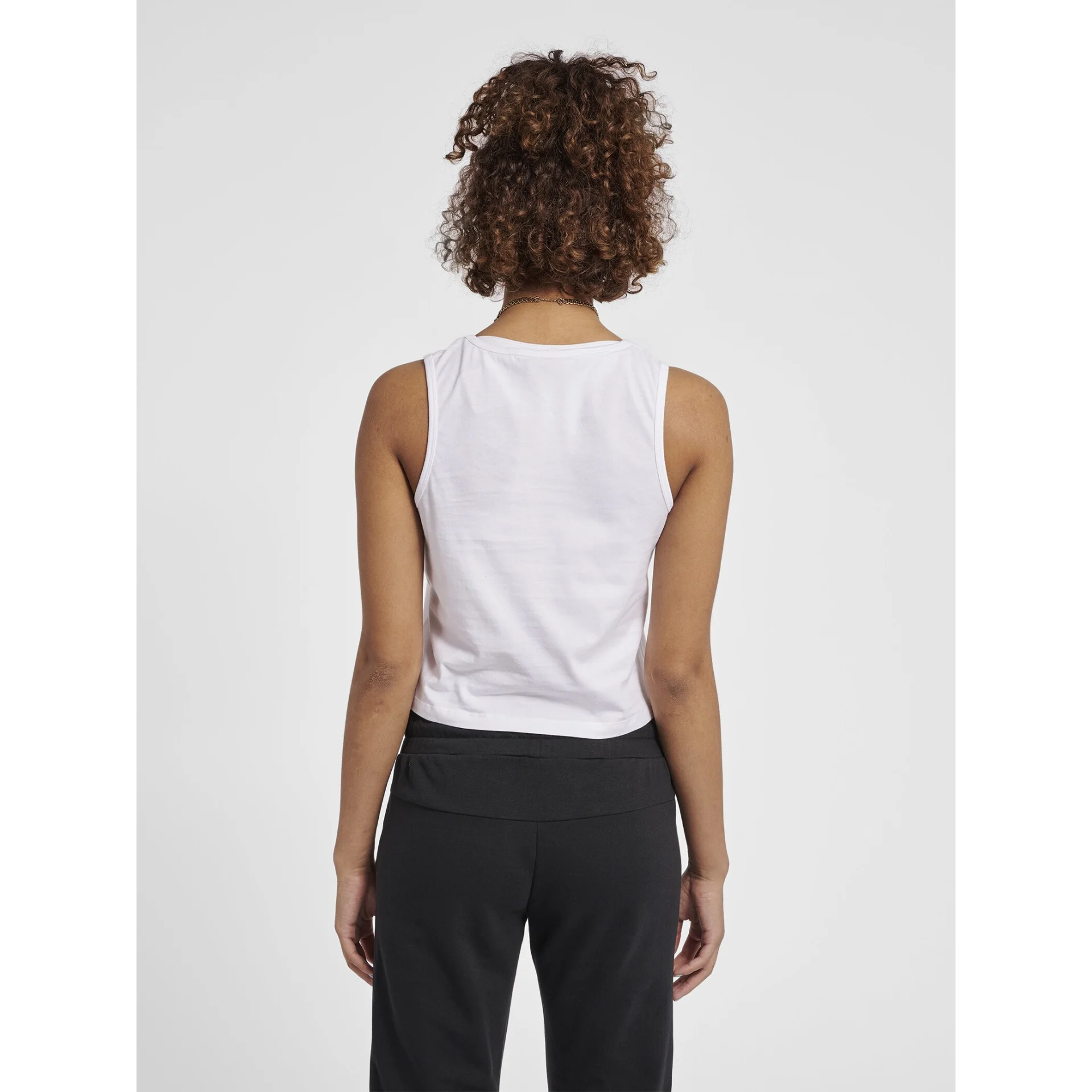 HUMMEL Damen_Shirt_hmlIC_TEXAS_CROPPED_TANKTOP 214323 9073 WHITE/PEACOAT