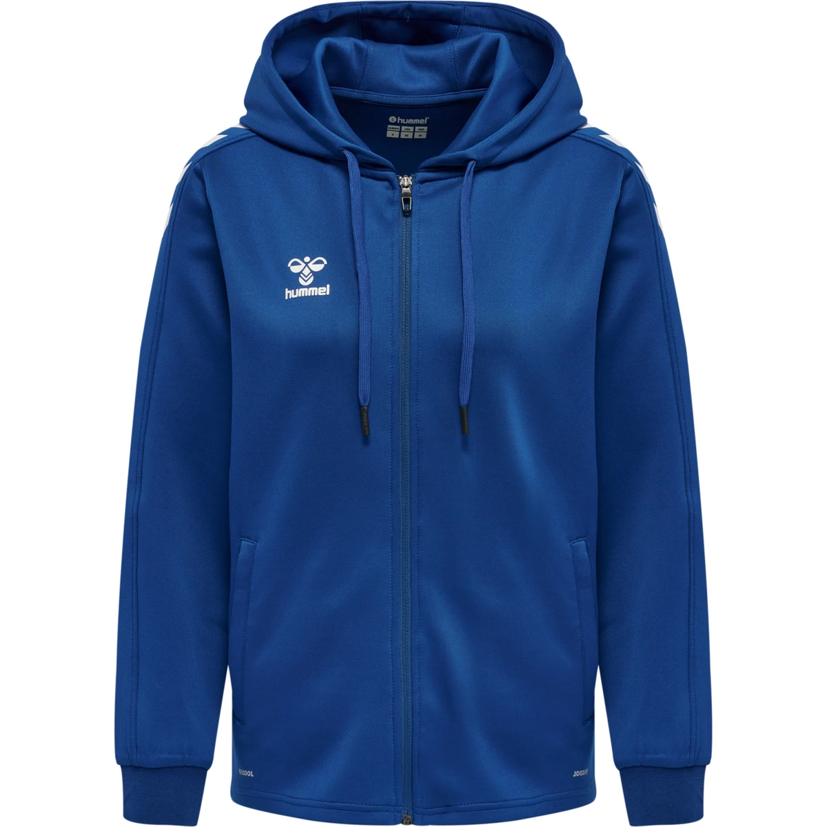 HUMMEL HUMMEL_Female_hmlCORE_XK_POLY_ZIP_HOOD_SWEAT_WOMAN 212650 7045 TRUE BLUE