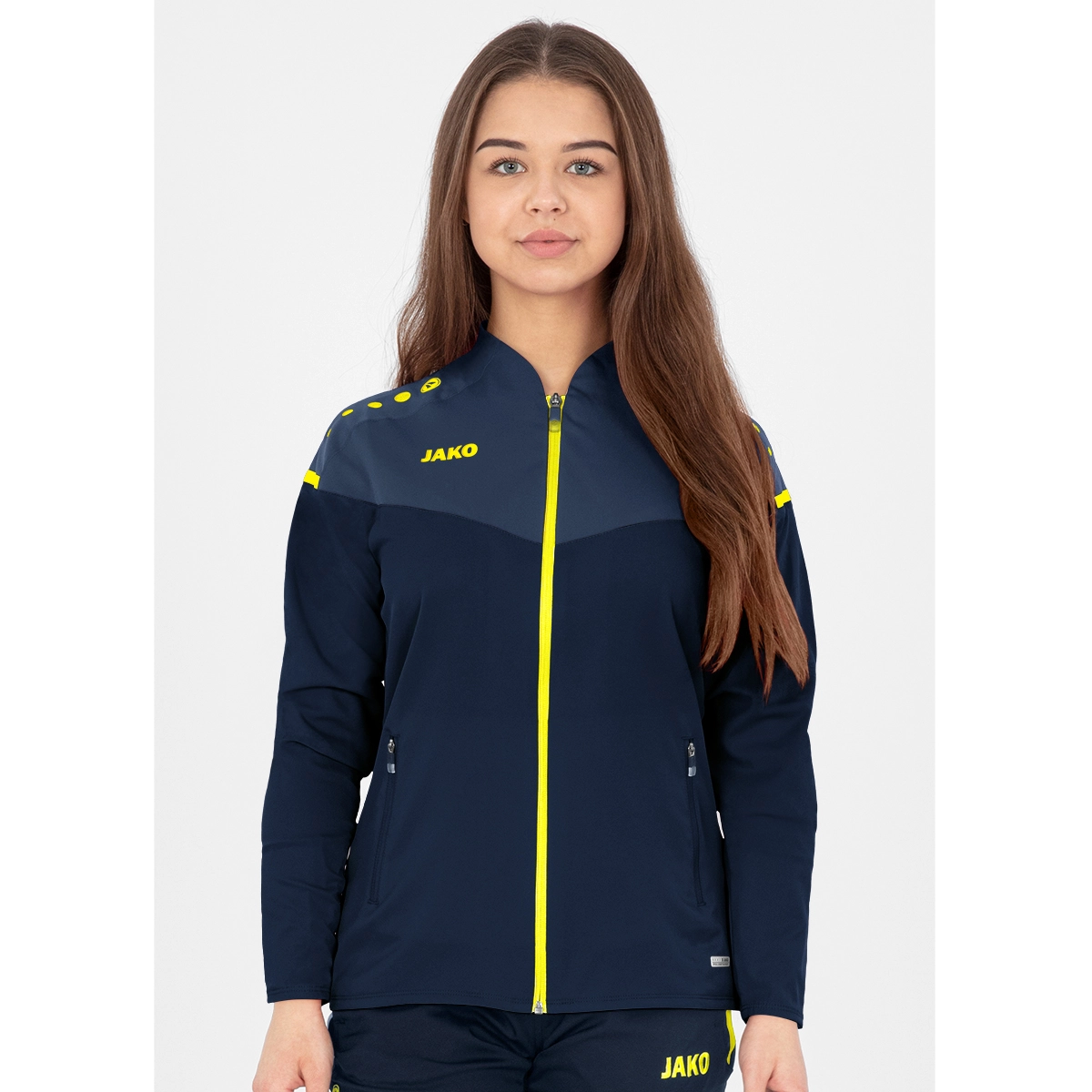 JAKO Herren_Praesentationsjacke_Champ_20 9820 93 marine/darkblue/neongelb