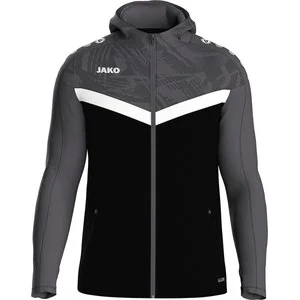 JAKO Herren_Kapuzensweat_Kapuzenjacke_Iconic A4T027JU6824 801 schwarz/anthrazit