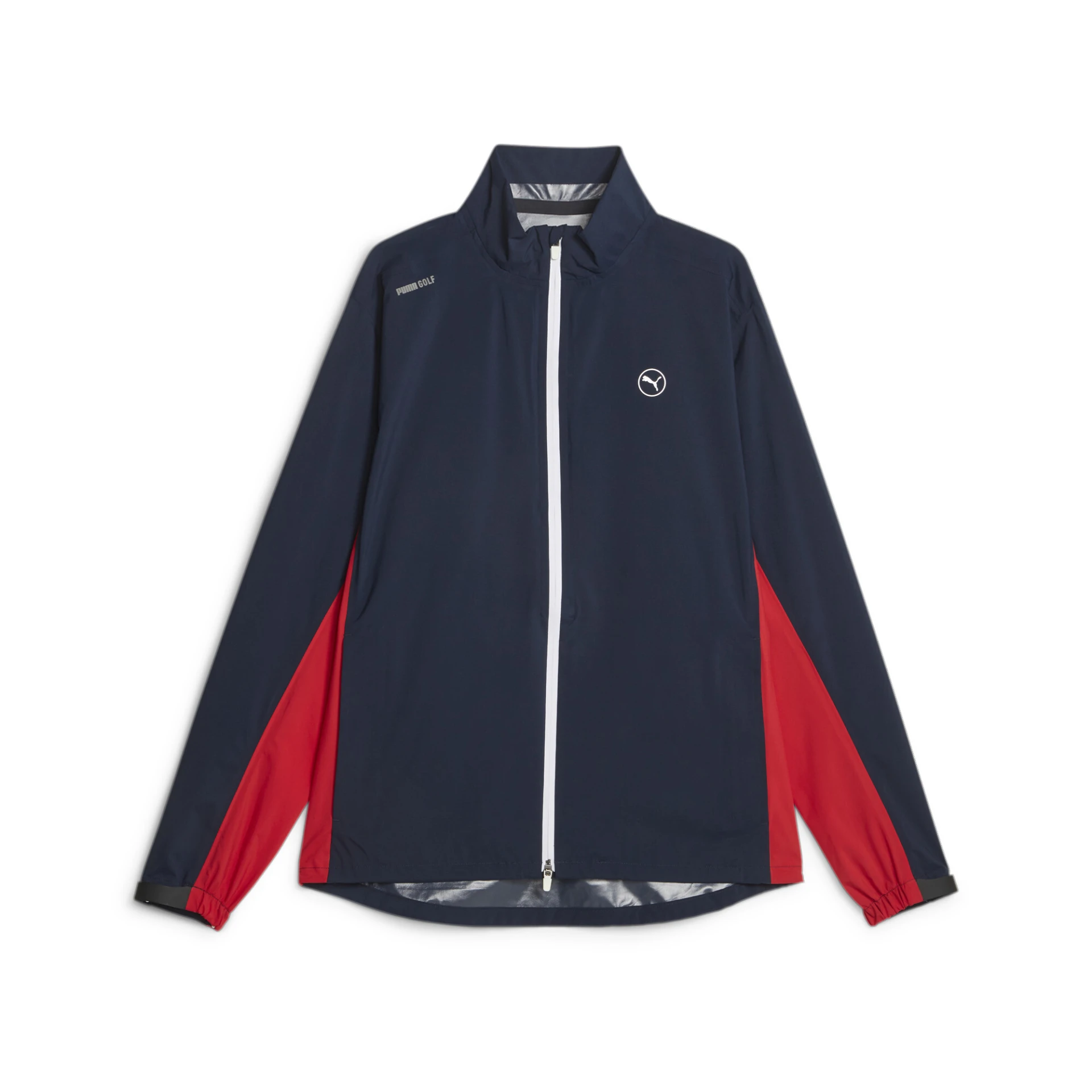 PUMA DRYLBL_Rain_Jacket 621511 003 Navy Blazer-Strong Red