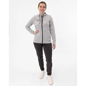 JAKO Damen_Kapuzenjacke_Premium_Basics A4T023DA6829D 40 hellgrau meliert