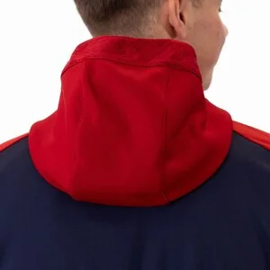 JAKO Herren_Kapuzensweat_Kapuzenjacke_Iconic A4T024HR6824 901 marine/chili rot