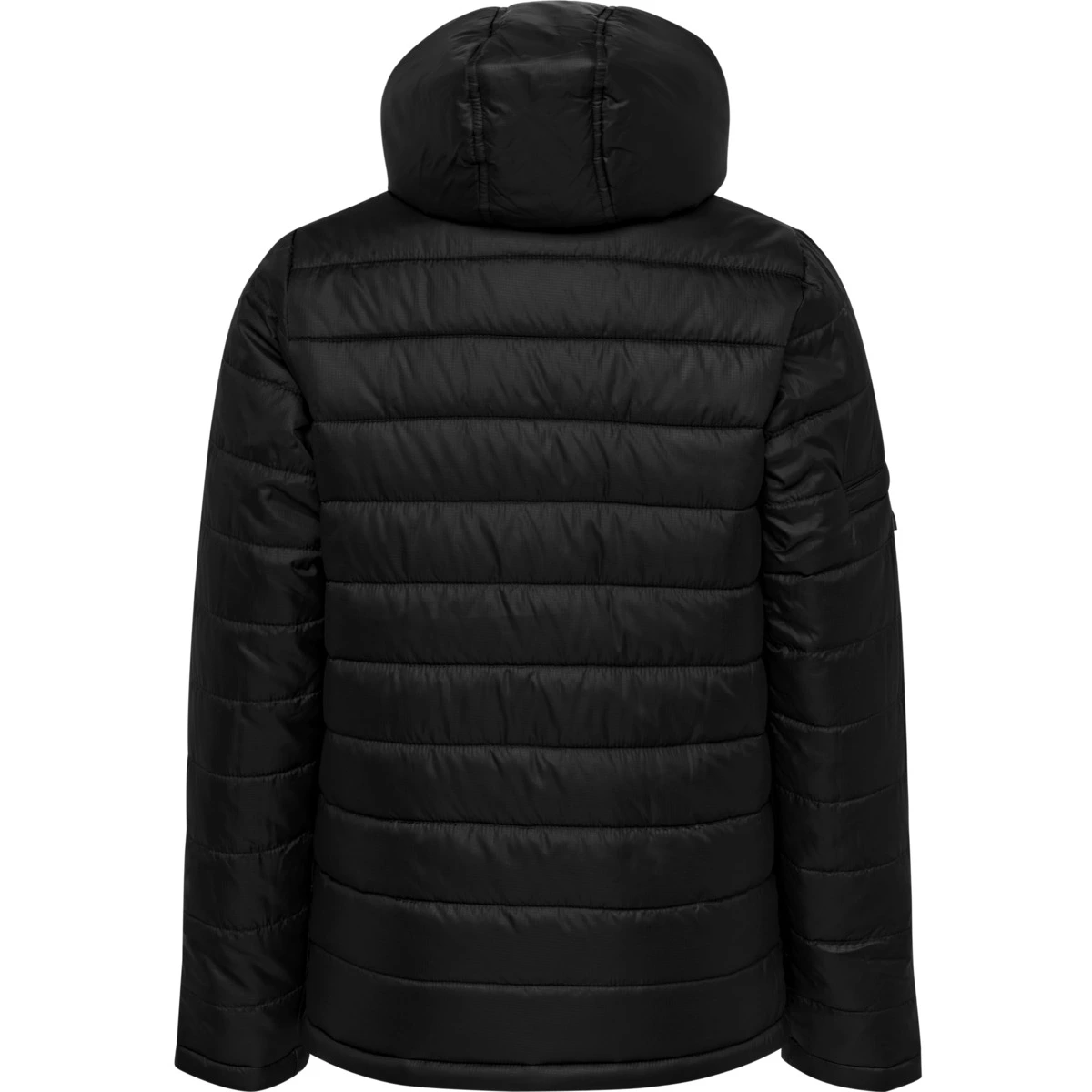 HUMMEL hmlNORTH_QUILTED_HOOD_JACKET_KIDS 206695 1006 BLACK/ASPHALT