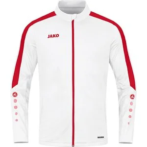 JAKO Kinder_Sportanzug_Polyesterjacke_Power A4T023KI9323K 004 weiß/rot