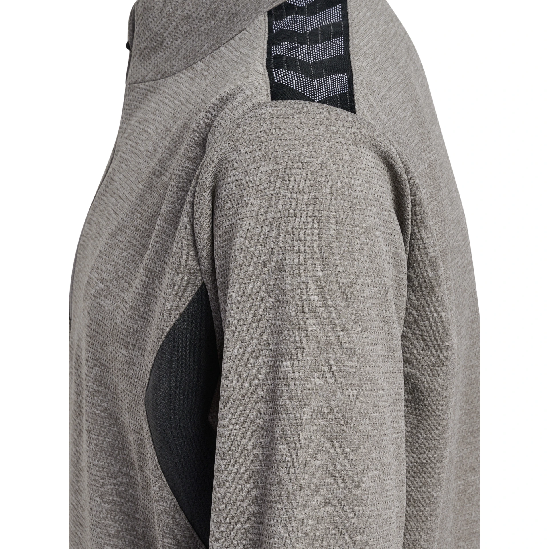 HUMMEL hmlAUTHENTIC_HALF_ZIP_SWEAT_KIDS 219974 2006 GREY MELANGE