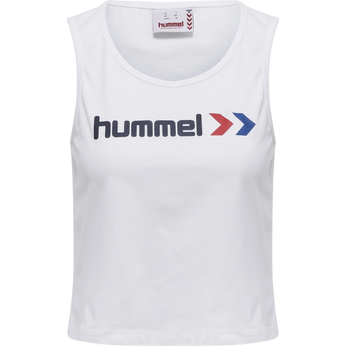 HUMMEL Damen_Shirt_hmlIC_TEXAS_CROPPED_TANKTOP 214323 9073 WHITE/PEACOAT
