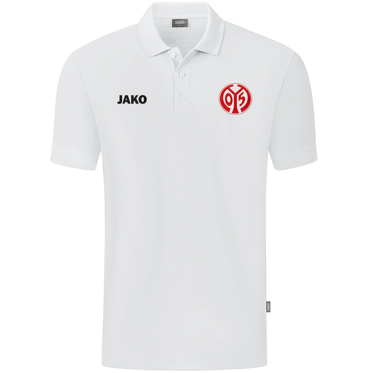 JAKO Mainz_05_Polo_Organic MZ6323M 000 weiß