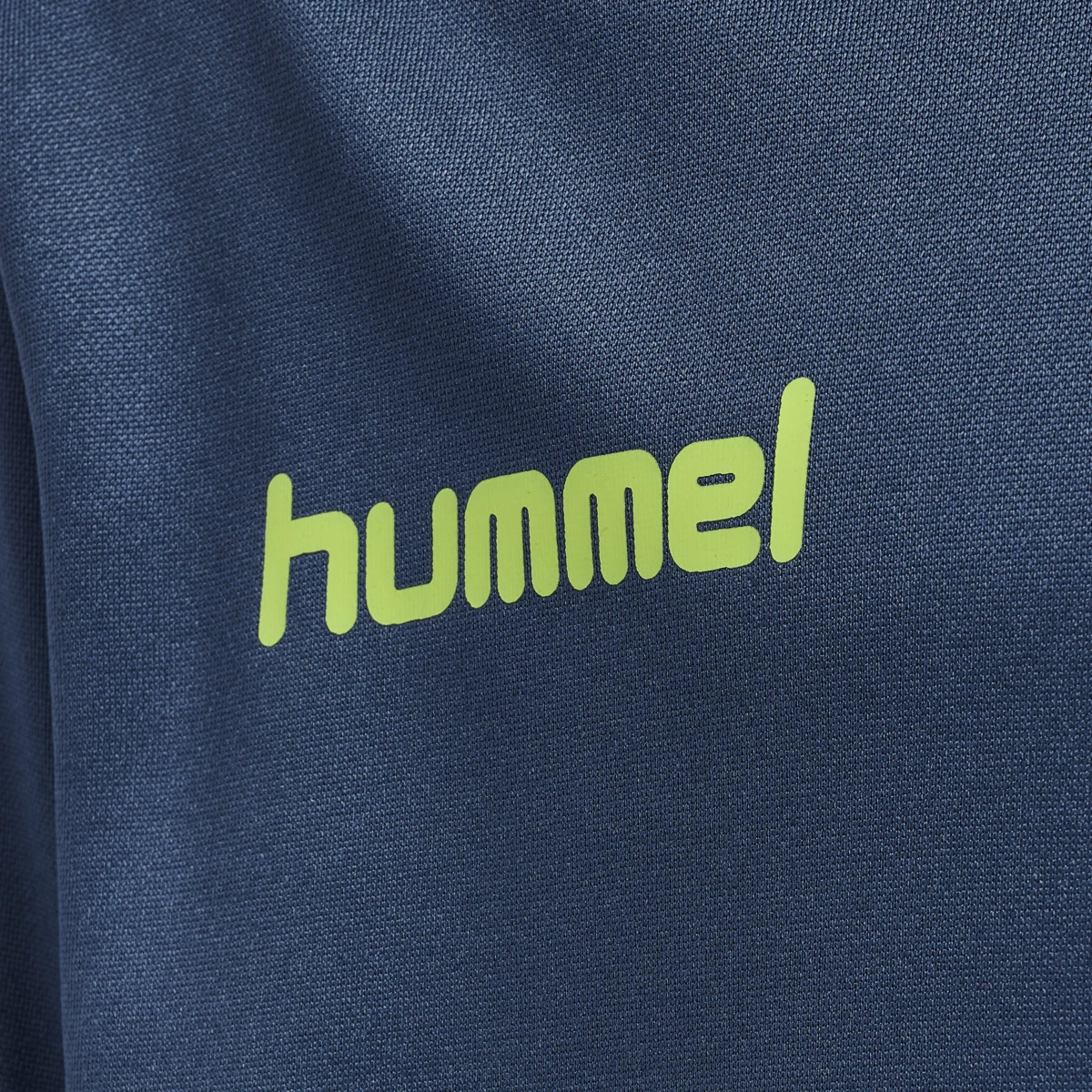 HUMMEL HUMMEL_Kinder_Kapuzensweat_hmlPROMO 208318 6616 DARK DENIM/LIME PUNCH