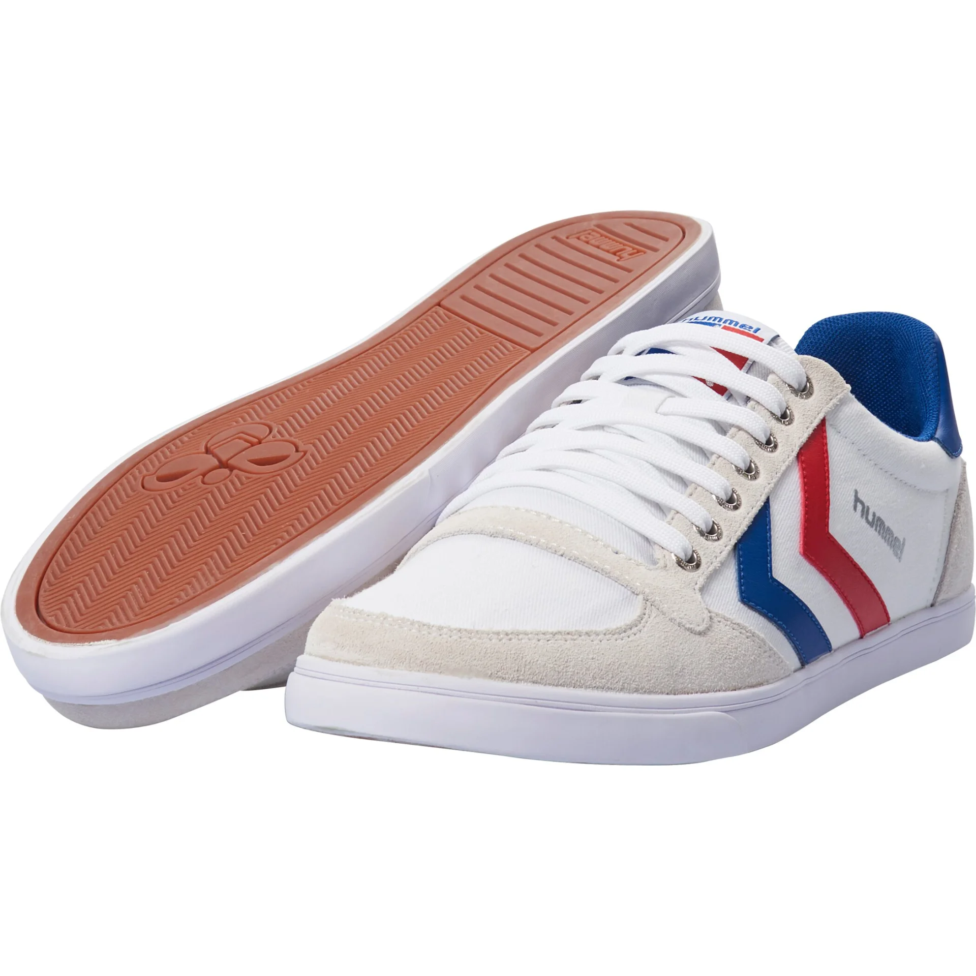 HUMMEL Herren_Freizeitschuhe_Slimmer_Stadil_Low 063512 9228 WHITE/BLUE/RED/GUM